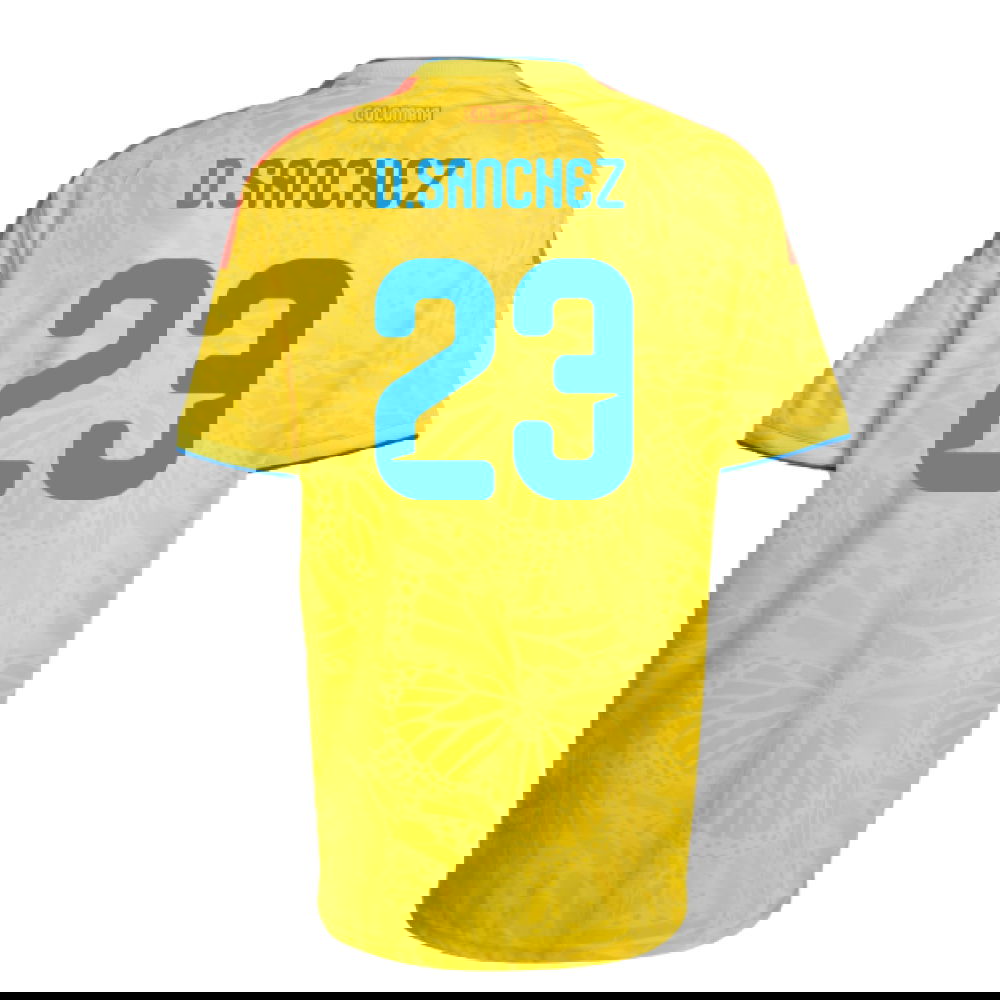 2026-2027 Colombia Home Shirt (D.Sanchez 23)