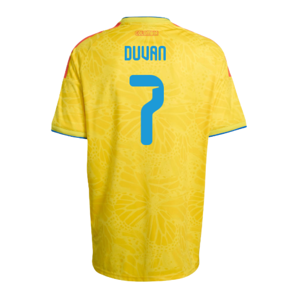 2026-2027 Colombia Home Shirt (Duvan 7)