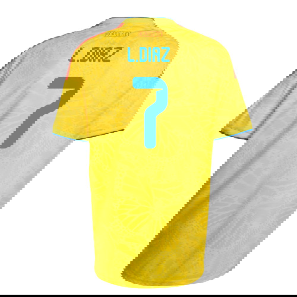 2026-2027 Colombia Home Shirt (L.Diaz 7)
