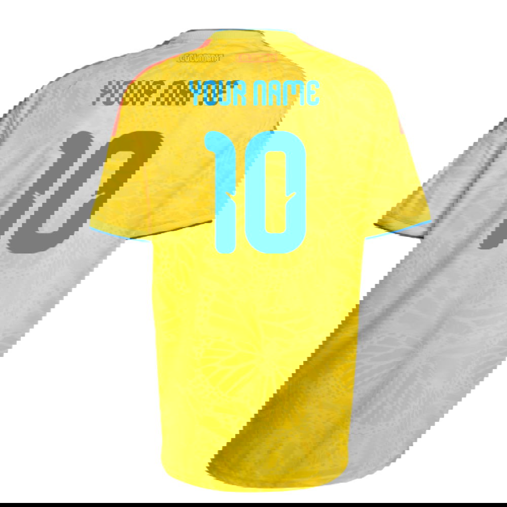 2026-2027 Colombia Home Shirt (Your Name)