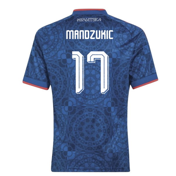 2026-2027 Croatia Adidas Away Shirt (Kids) (Mandzukic 17)