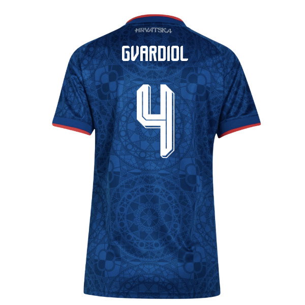2026-2027 Croatia Adidas Away Shirt (Womens) (Gvardiol 4)