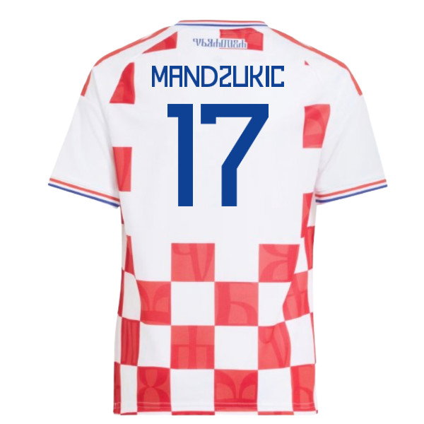 2026-2027 Croatia Adidas Home Shirt (Kids) (Mandzukic 17)