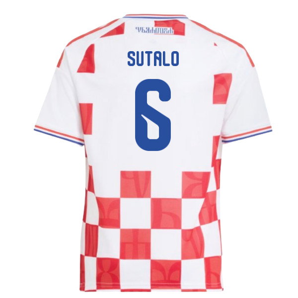 2026-2027 Croatia Adidas Home Shirt (Kids) (Sutalo 6)