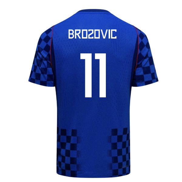 2026-2027 Croatia Aero-Fit Match Authentic Away Shirt (Brozovic 11)
