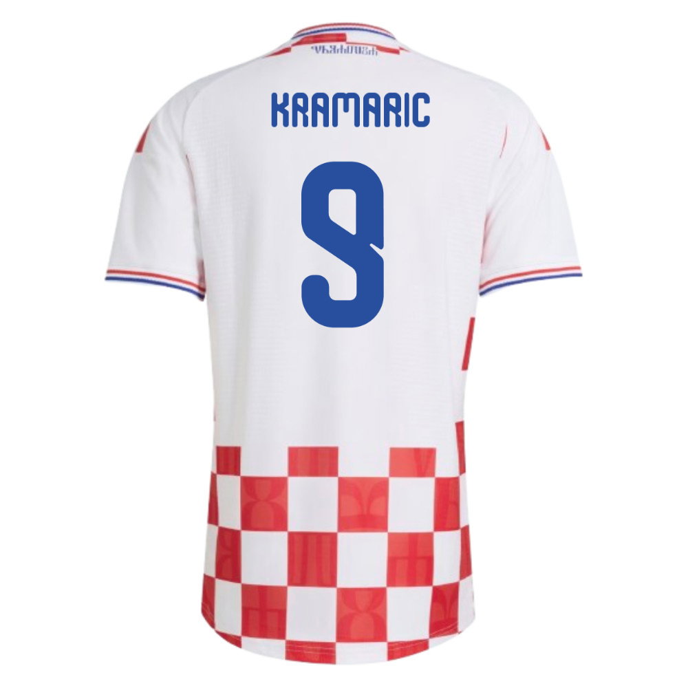 2026-2027 Croatia Authentic Adidas Home Shirt (Kramaric 9)