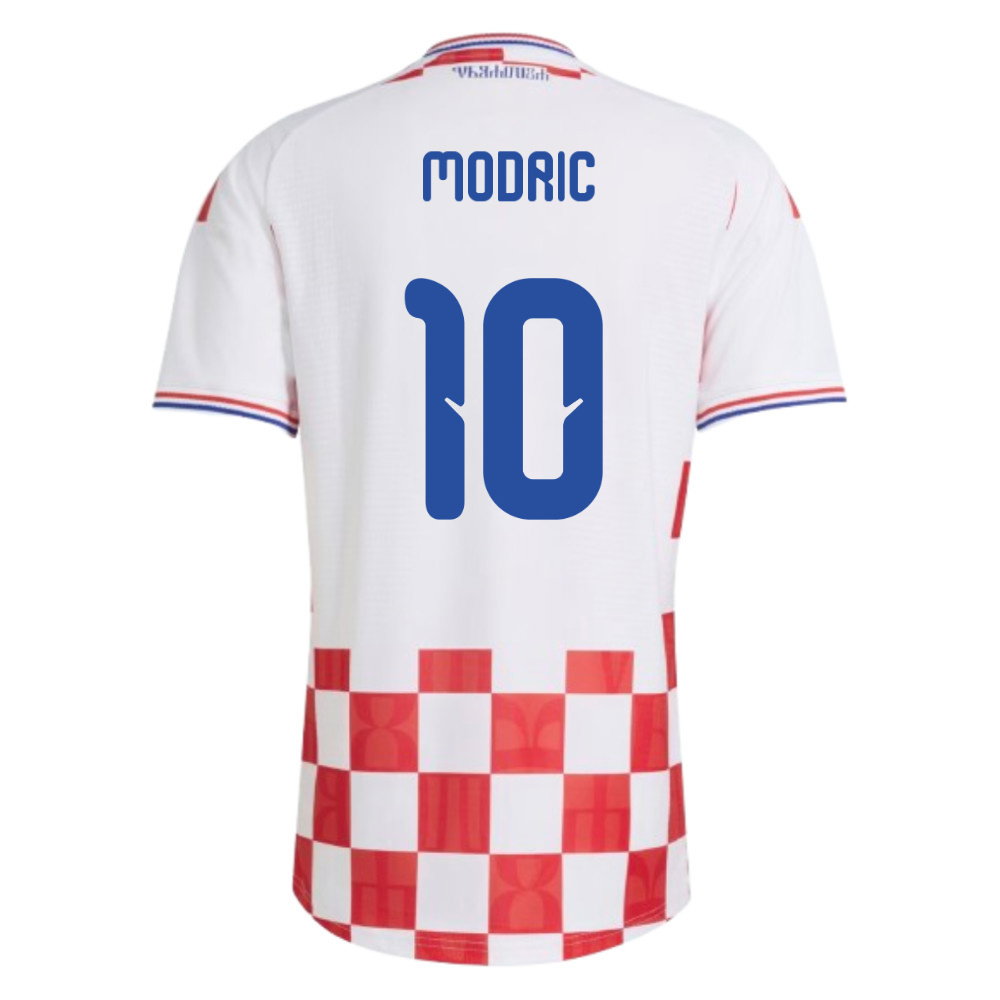 2026-2027 Croatia Authentic Adidas Home Shirt (Modric 10)