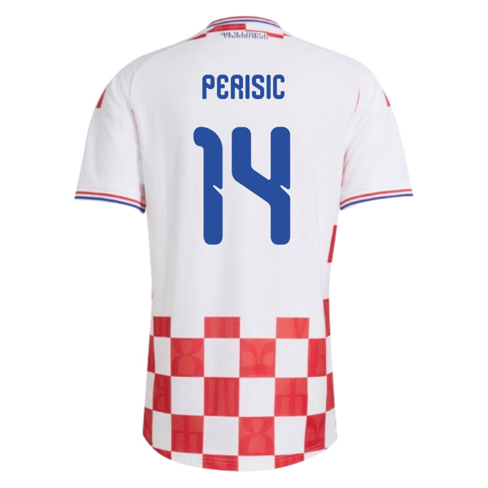 2026-2027 Croatia Authentic Adidas Home Shirt (Perisic 14)
