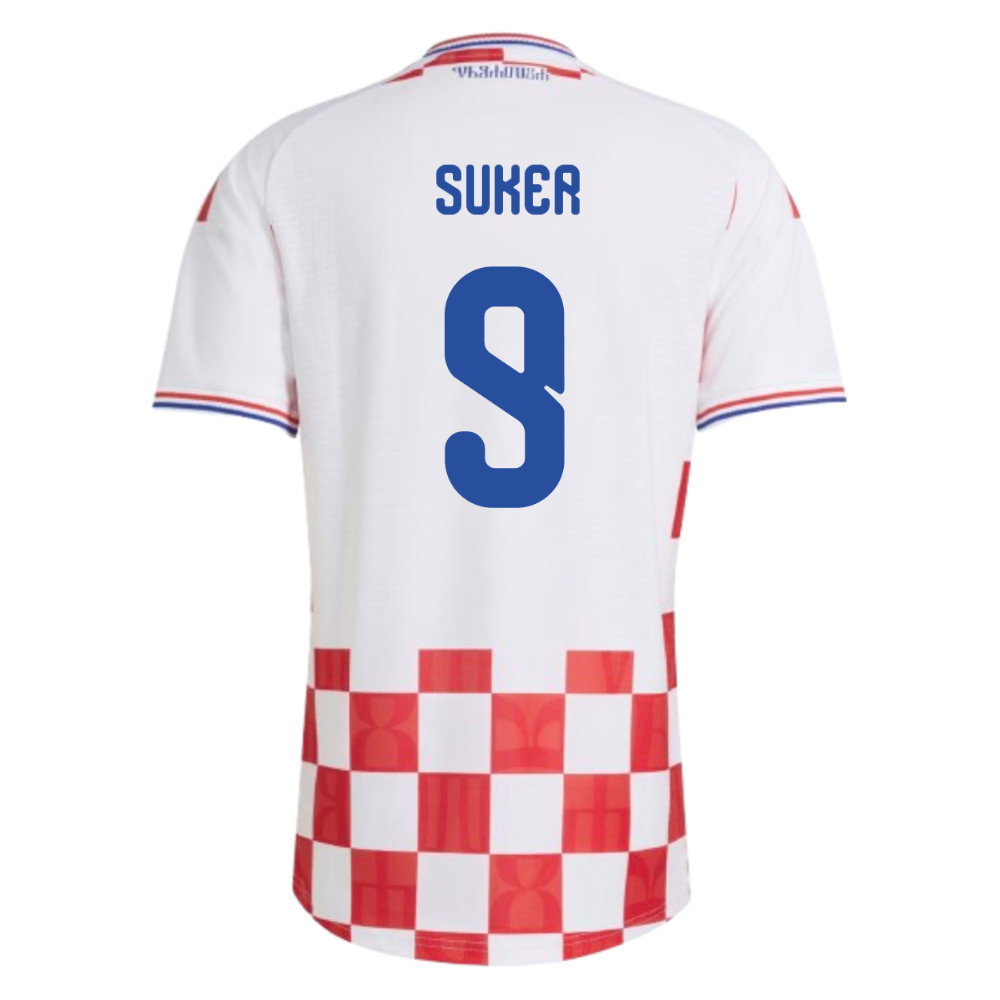 2026-2027 Croatia Authentic Adidas Home Shirt (Suker 9)