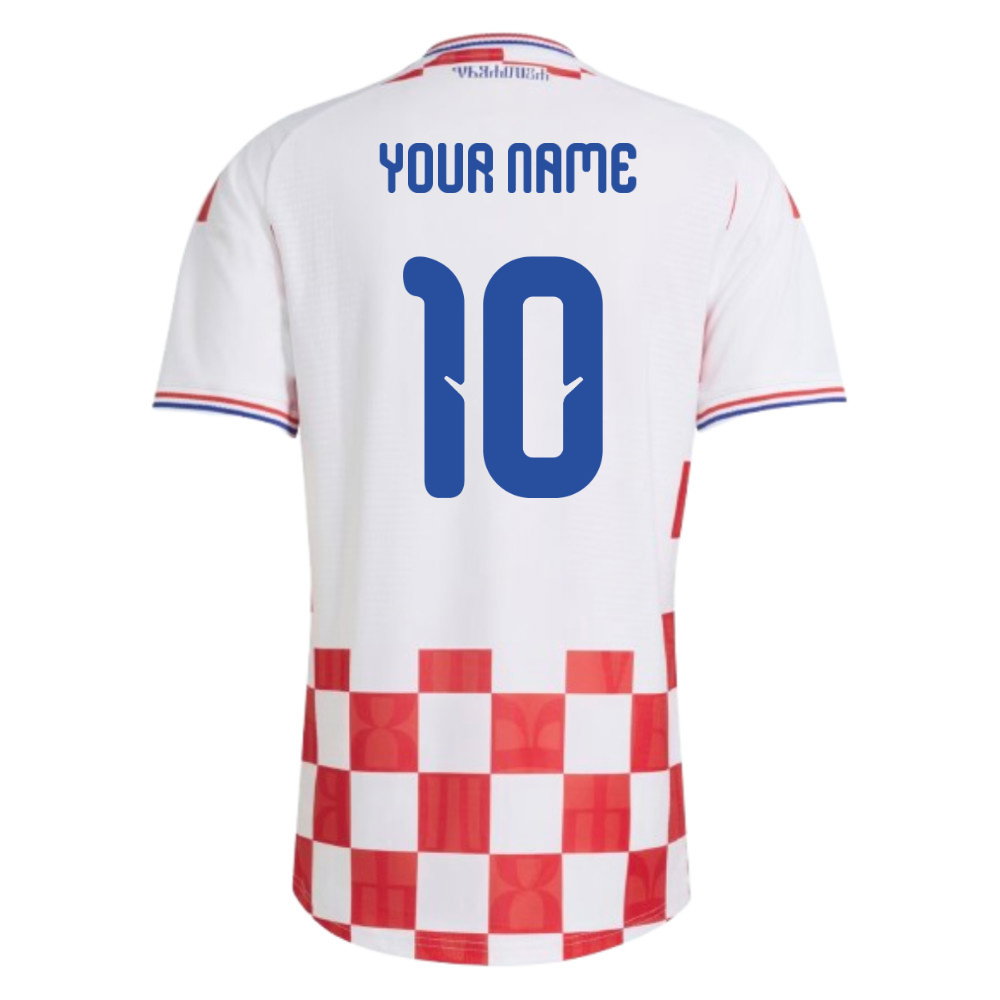 2026-2027 Croatia Authentic Adidas Home Shirt (Your Name)