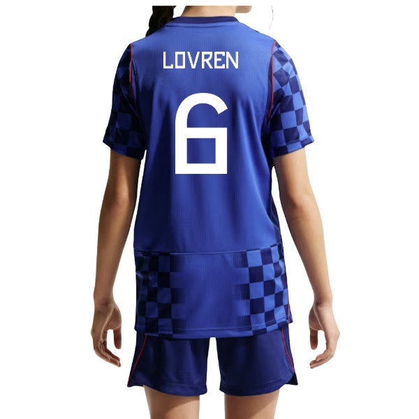 2026-2027 Croatia Away Shirt (Kids) (Lovren 6)