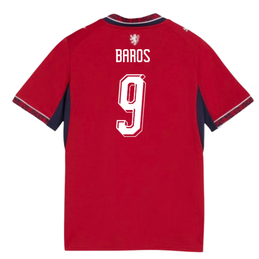 2026-2027 Czech Republic Home Shirt (Kids) (Baros 9)
