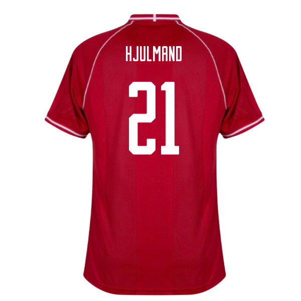 2026-2027 Denmark Home Shirt (Hjulmand 21)