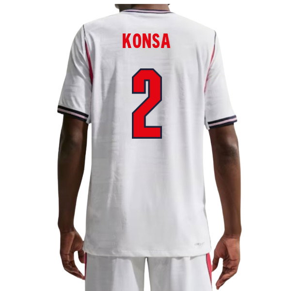 2026-2027 England Authentic Aero-Fit Home Shirt (Konsa 2)