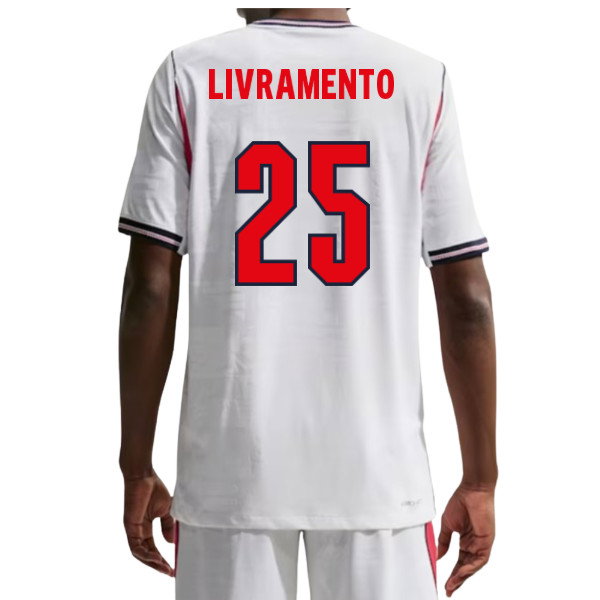 2026-2027 England Authentic Aero-Fit Home Shirt (Livramento 25)