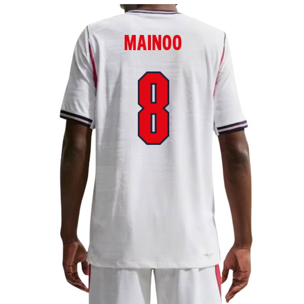 2026-2027 England Authentic Aero-Fit Home Shirt (Mainoo 8)