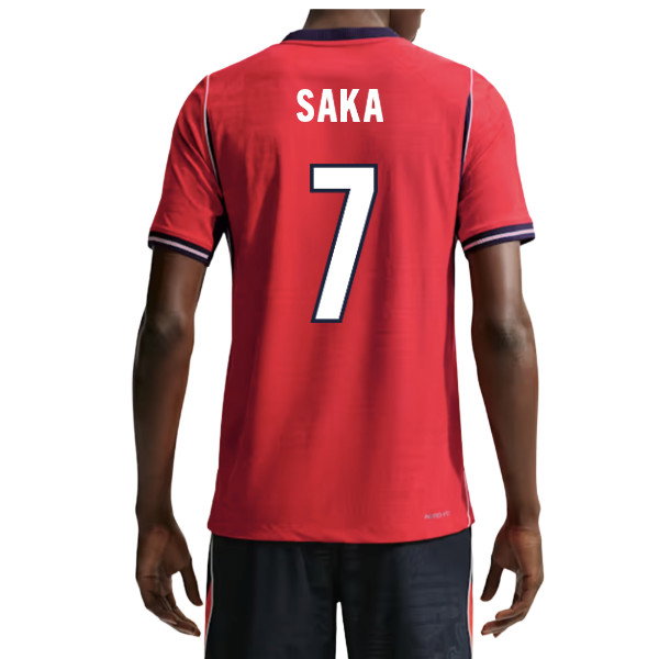 2026-2027 England Authentic Aero-Fit Match Away Shirt (Saka 7)