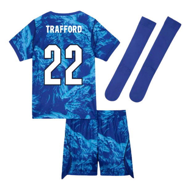 2026-2027 England Home Goalkeeper Mini Kit (Blue) (Trafford 22)