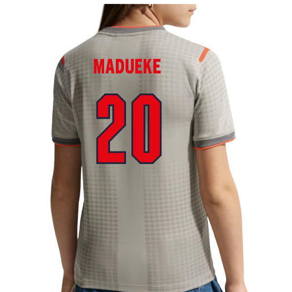 2026-2027 England x Palace Pre-Match Shirt (Grey) - Kids (Madueke 20)