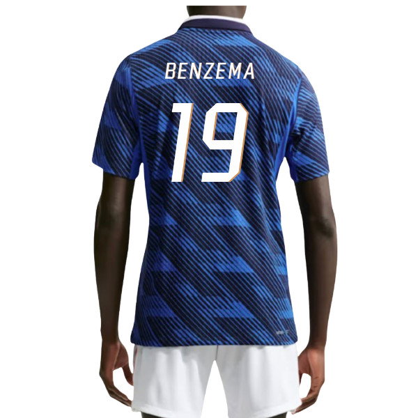 2026-2027 France Aero-Fit Authentic Match Home Shirt (Benzema 19)