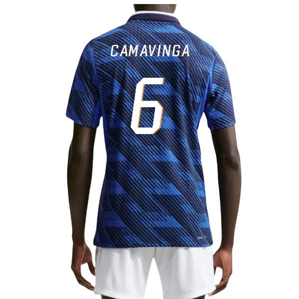 2026-2027 France Aero-Fit Authentic Match Home Shirt (Camavinga 6)