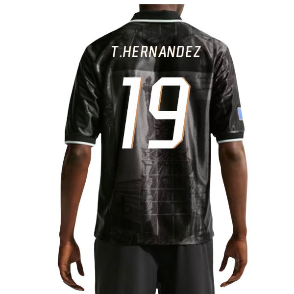 2026-2027 France Dri-Fit Energy Shirt (Anthracite) (T.Hernandez 19)