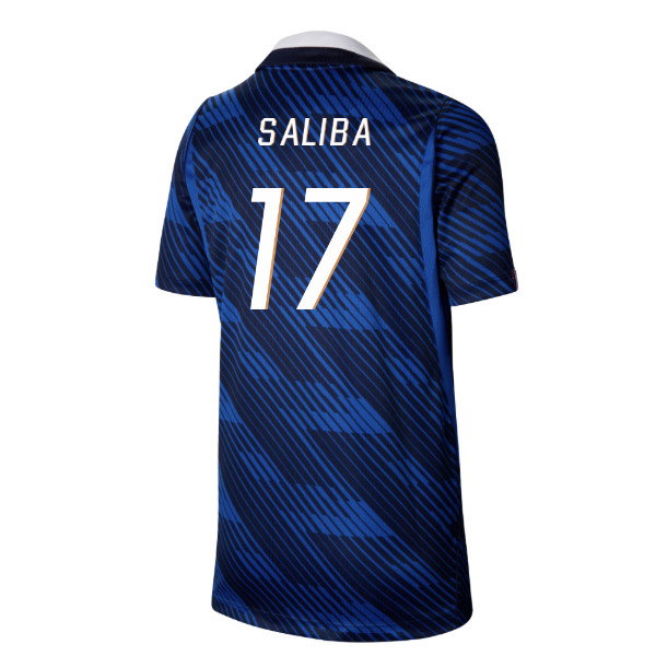 2026-2027 France Home Shirt (Kids) (Saliba 17)