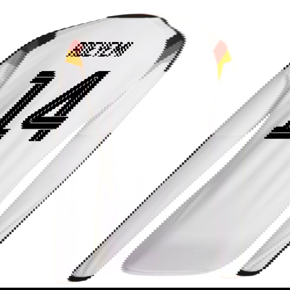 2026-2027 Germany Authentic Long Sleeve Home Shirt (Adeyemi 14)