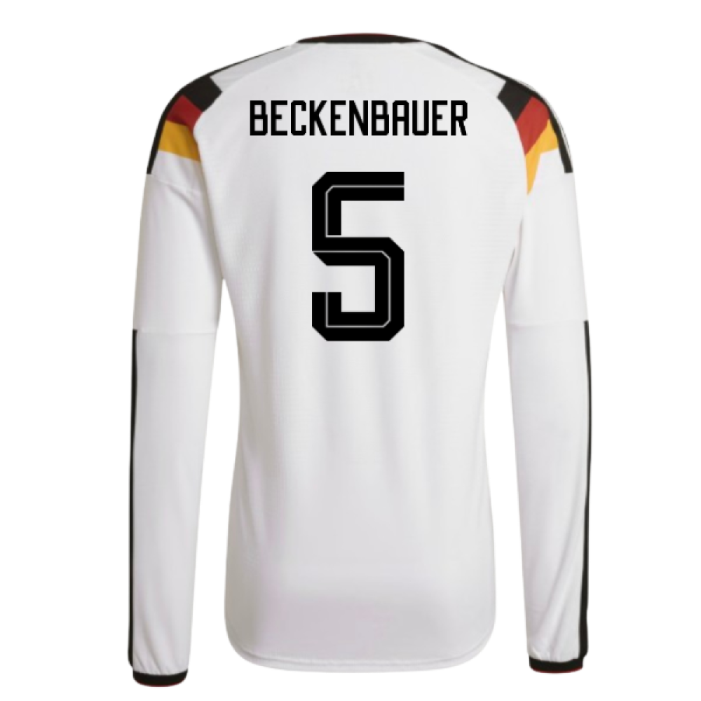 2026-2027 Germany Authentic Long Sleeve Home Shirt (Beckenbauer 5)