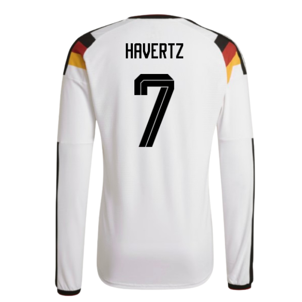 2026-2027 Germany Authentic Long Sleeve Home Shirt (Havertz 7)