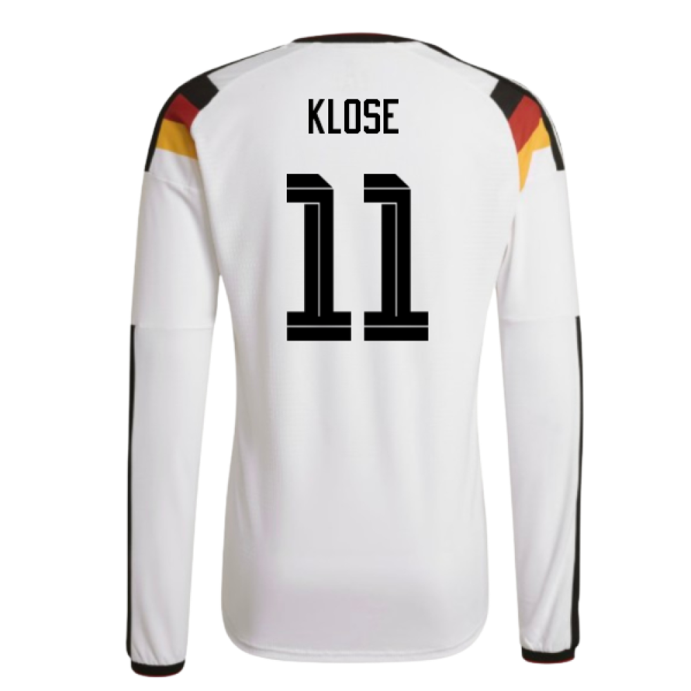 2026-2027 Germany Authentic Long Sleeve Home Shirt (Klose 11)