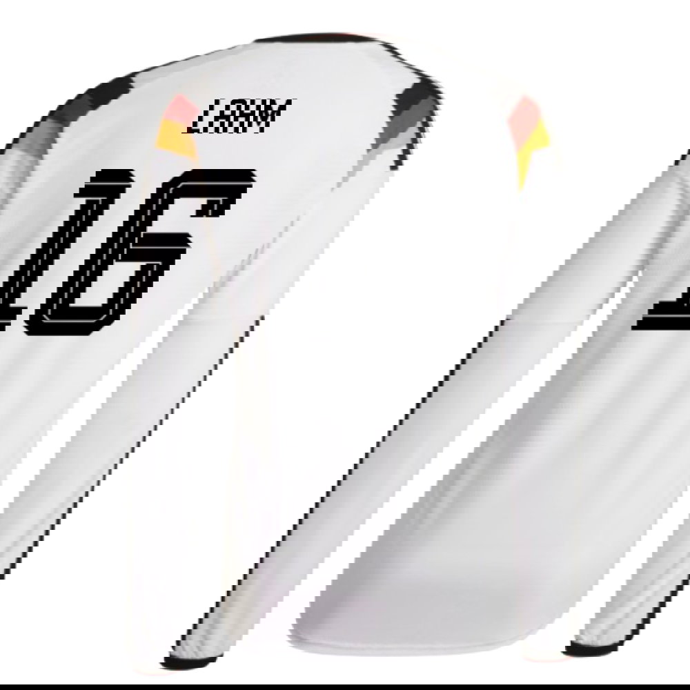 2026-2027 Germany Authentic Long Sleeve Home Shirt (Lahm 16)