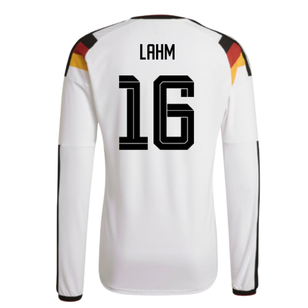 2026-2027 Germany Authentic Long Sleeve Home Shirt (Lahm 16)