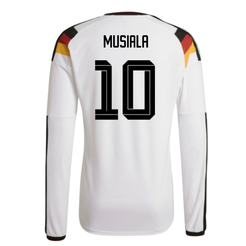 2026-2027 Germany Authentic Long Sleeve Home Shirt (Musiala 10)