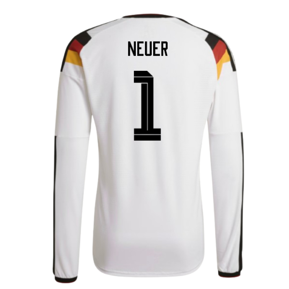 2026-2027 Germany Authentic Long Sleeve Home Shirt (Neuer 1)