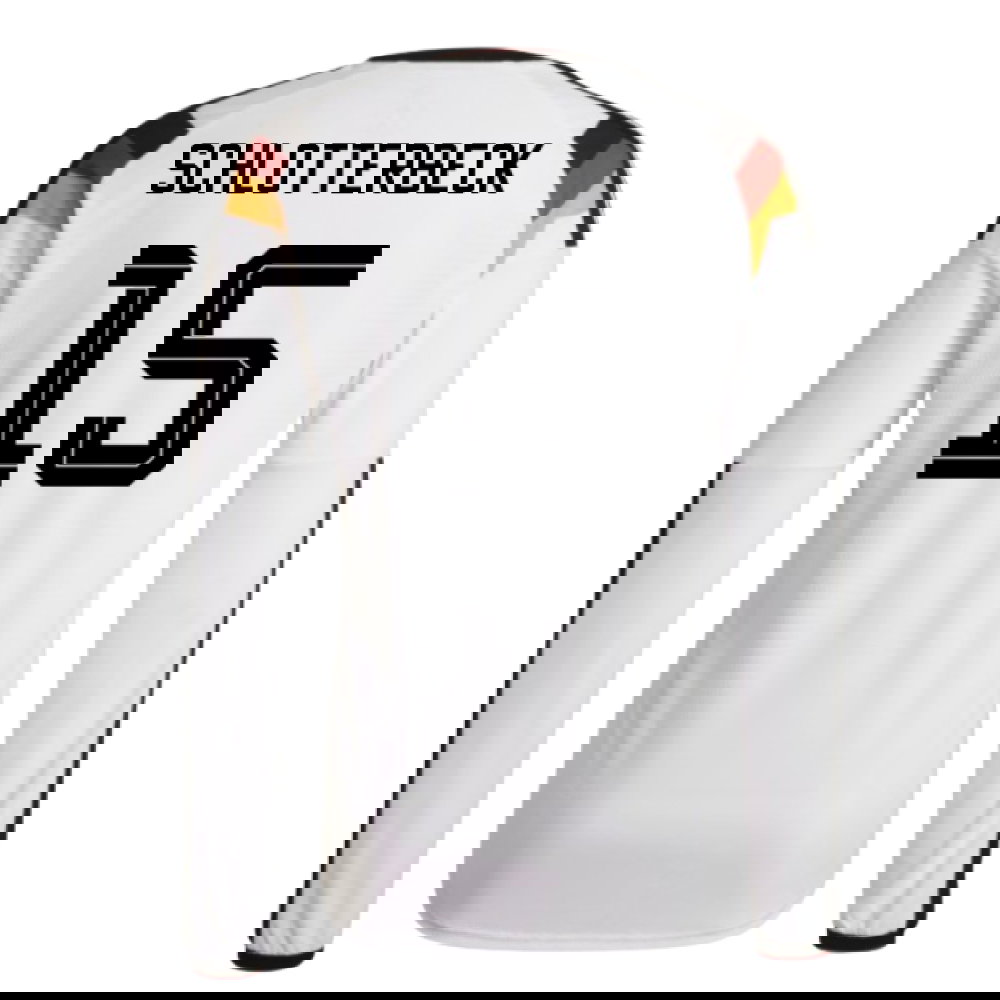 2026-2027 Germany Authentic Long Sleeve Home Shirt (Schlotterbeck 15)