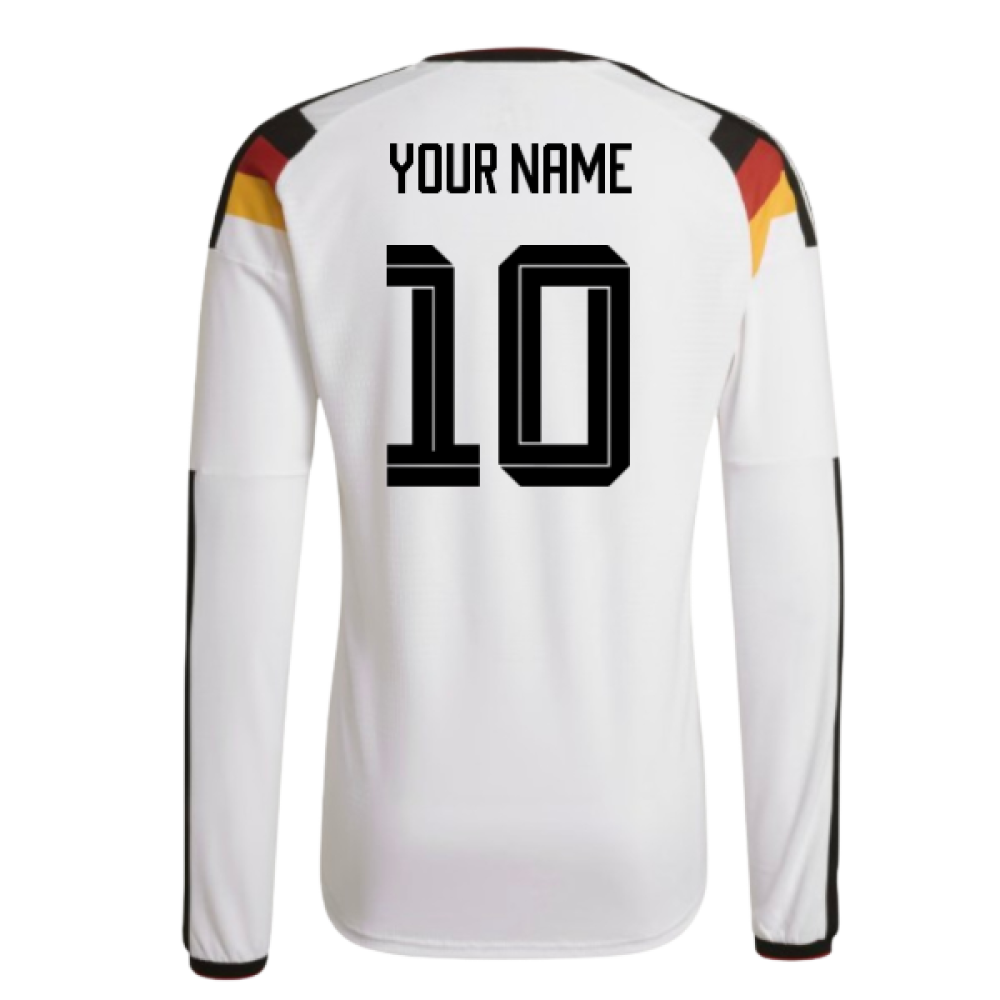 2026-2027 Germany Authentic Long Sleeve Home Shirt (Your Name)