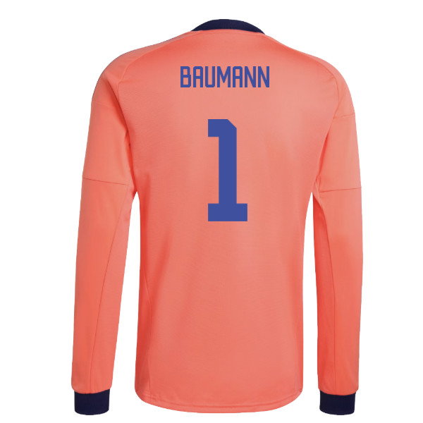 2026-2027 Germany Away Goalkeeper LS Shirt (Coral Fusion) (Baumann 1)