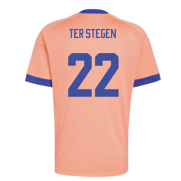 2026-2027 Germany Away Goalkeeper Shirt (Coral Fusion) (Ter Stegen 22)