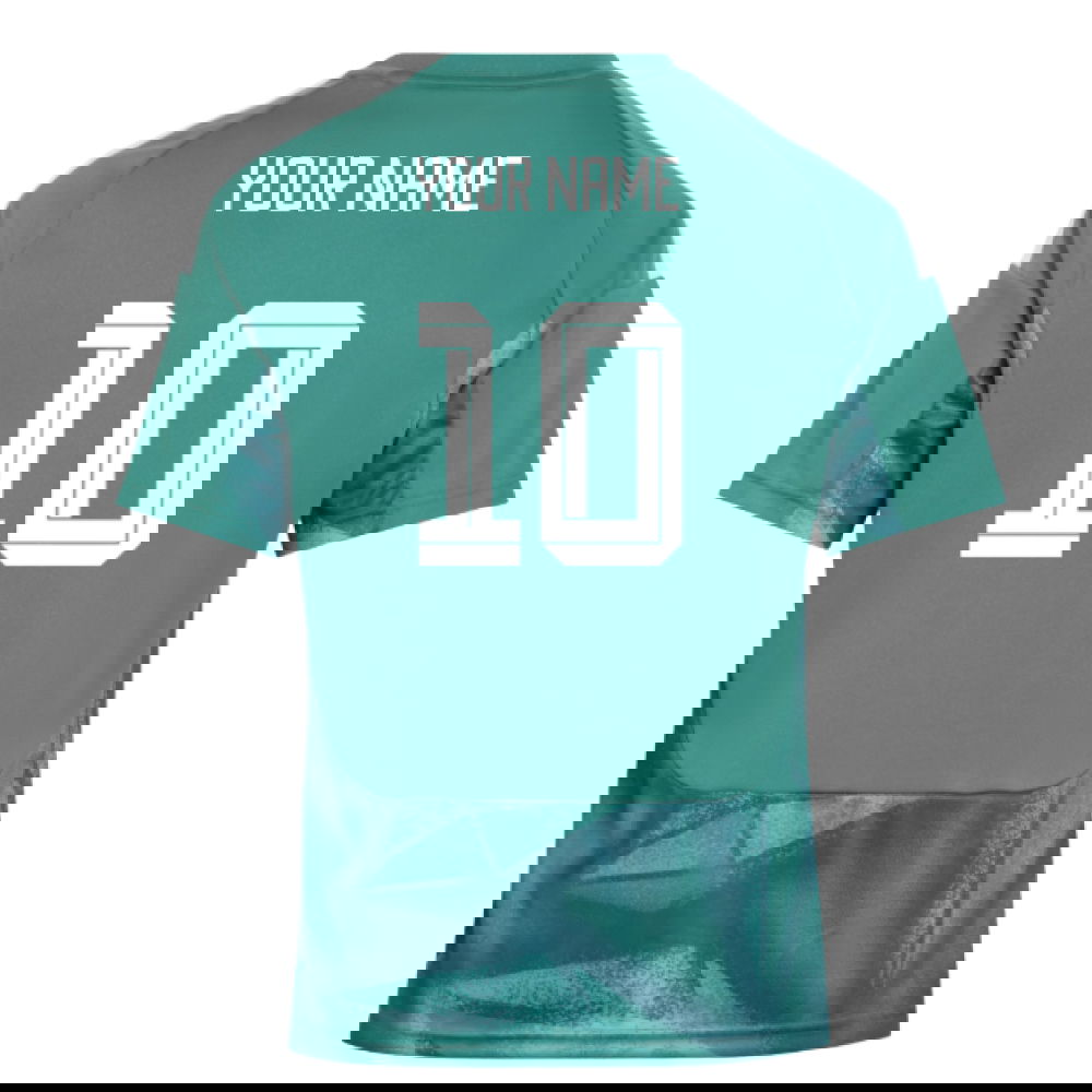 2026-2027 Germany Home Goalkeeper Shirt (Active Green) - Kids (Your Name)