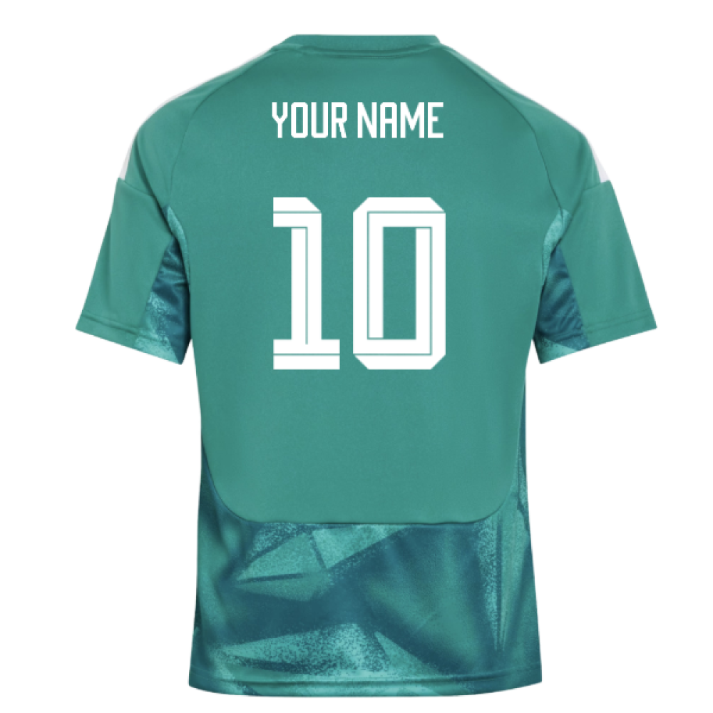 2026-2027 Germany Home Goalkeeper Shirt (Active Green) - Kids (Your Name)