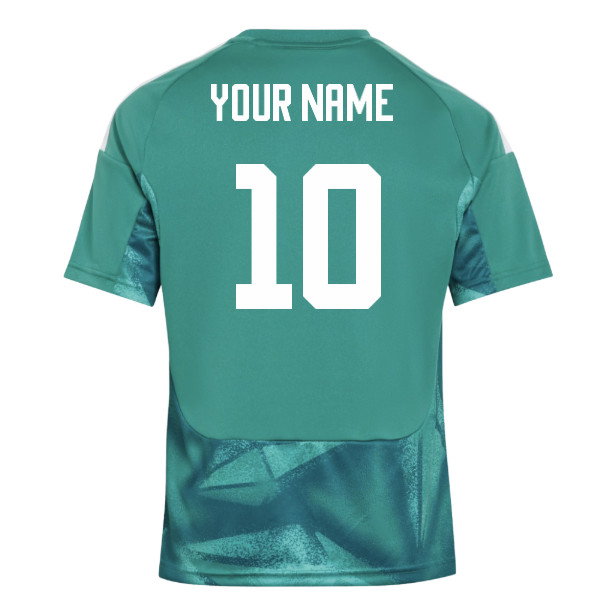 2026-2027 Germany Home Goalkeeper Shirt (Active Green) - Kids (Your Name)