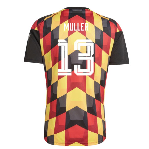 2026-2027 Germany Home Pre-Match Shirt (Black) - Kids (Muller 13)