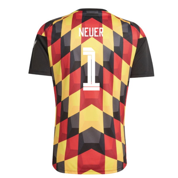 2026-2027 Germany Home Pre-Match Shirt (Black) - Kids (Neuer 1)