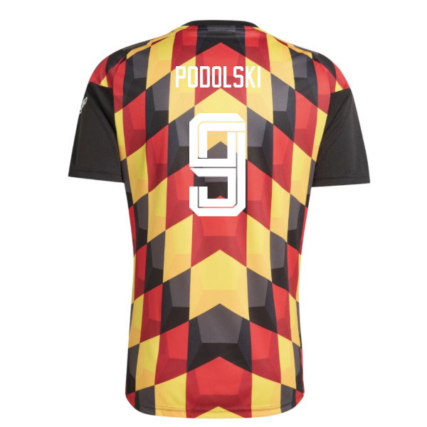 2026-2027 Germany Home Pre-Match Shirt (Black) - Kids (Podolski 9)