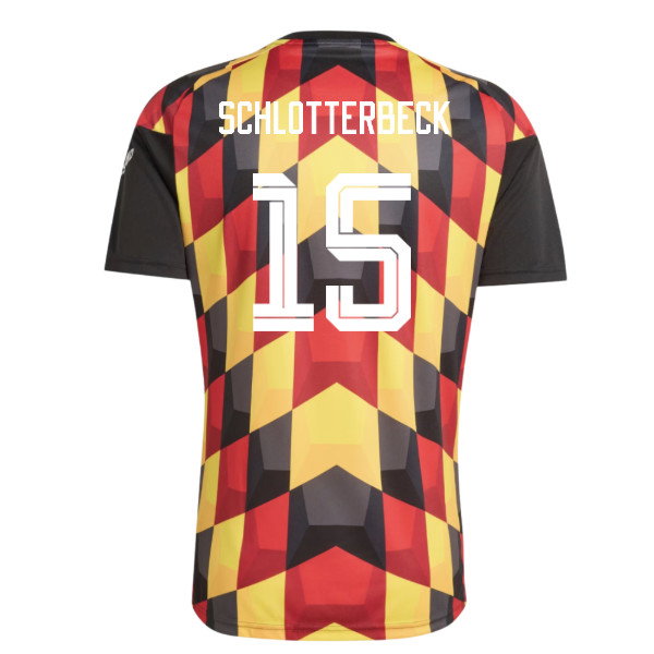 2026-2027 Germany Home Pre-Match Shirt (Black) - Kids (Schlotterbeck 15)