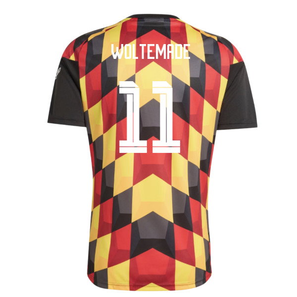 2026-2027 Germany Home Pre-Match Shirt (Black) (Woltemade 11)