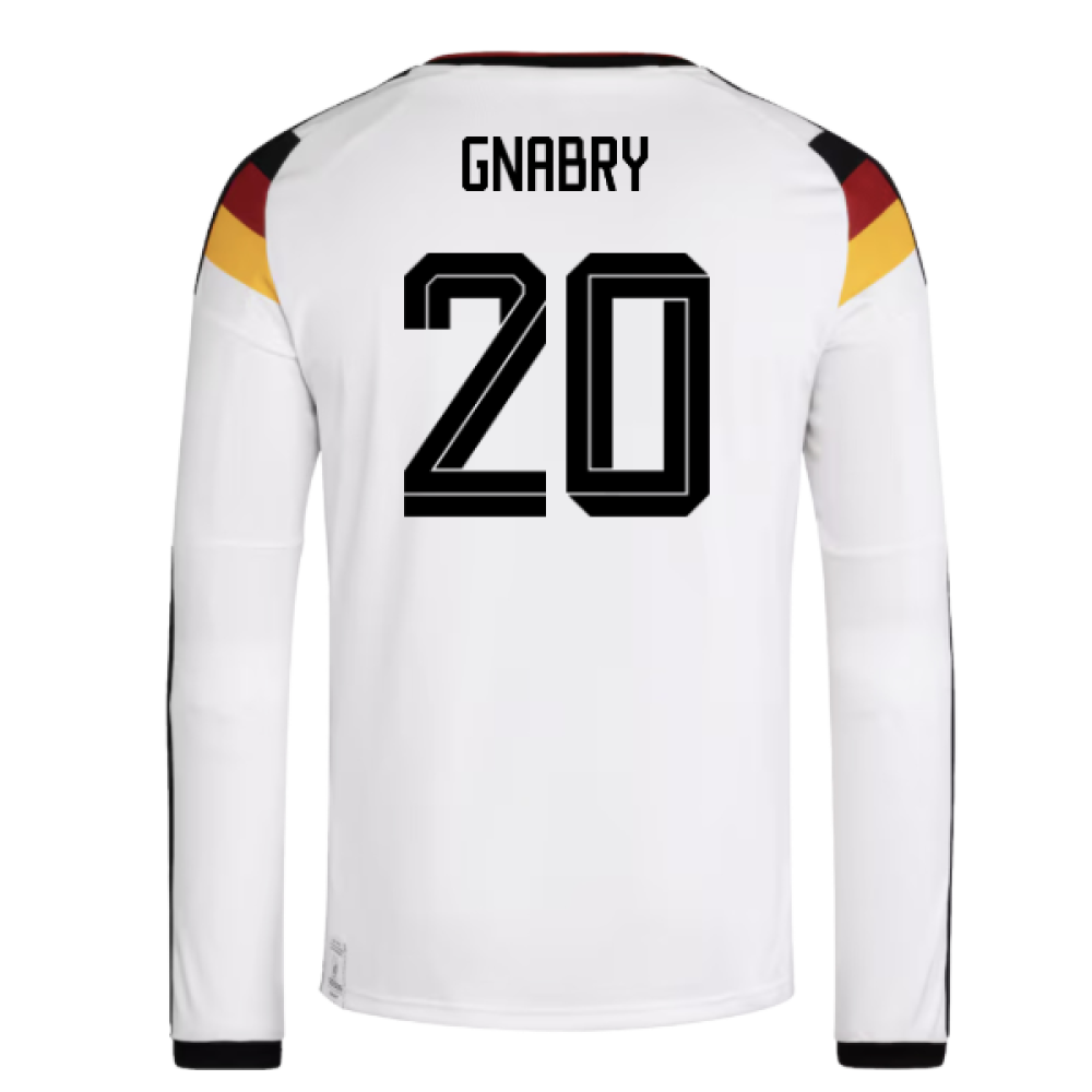 2026-2027 Germany Long Sleeve Home Shirt (Gnabry 20)