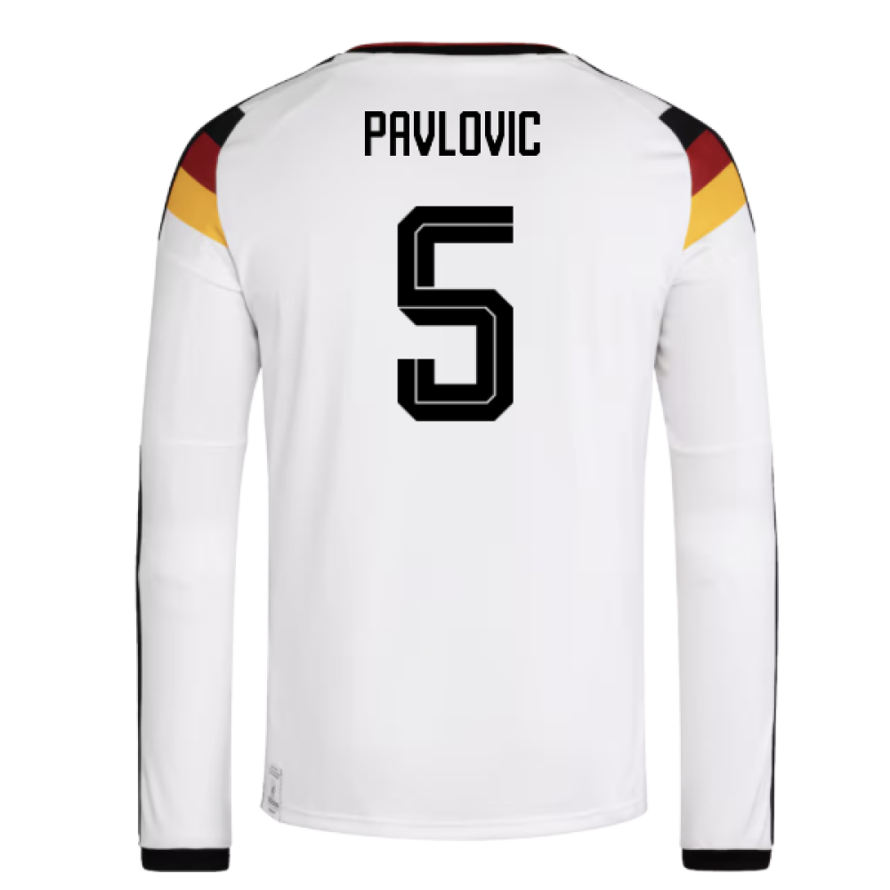 2026-2027 Germany Long Sleeve Home Shirt (Pavlovic 5)