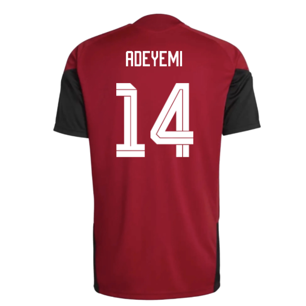 2026-2027 Germany Training Jersey (Red) (Adeyemi 14)